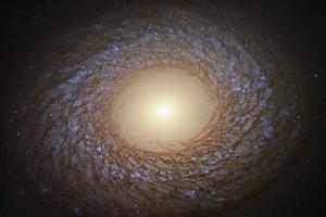  رصد یک کهکشان مارپیچی توسط تلسکوپ فضایی هابل