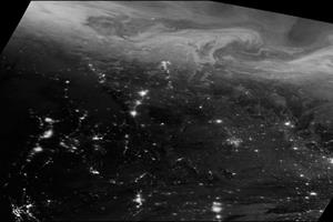 تصویر ناسا از جشن فضا در کوتاه‌ترین شب سال