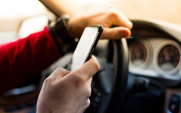 تشخیص استفاده از تلفن همراه قبل از تصادف