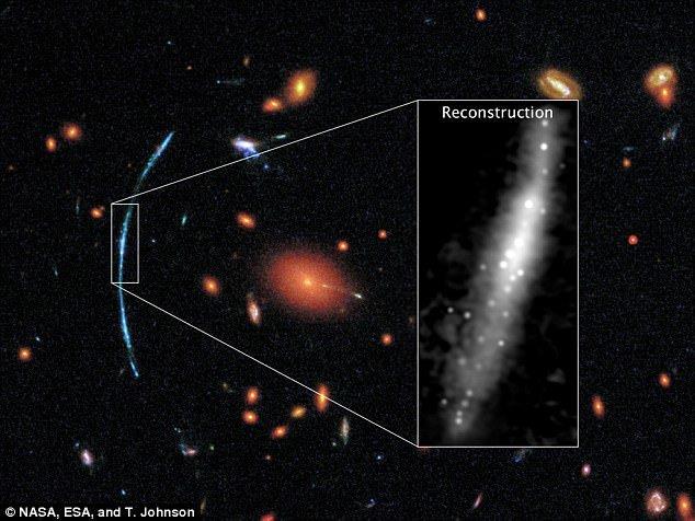 آتش‌بازی کهکشان‌های دوردست از لنز هابل