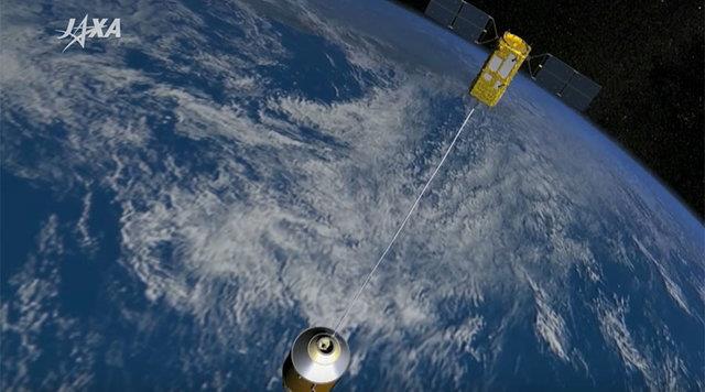"لک‌لک" زباله جمع‌کن ژاپنی به فضا پرتاب شد