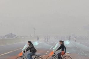 دوچرخه‌ای با قابلیت تبدیل هوای آلوده به هوای پاک