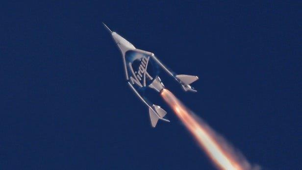 دومین آزمایش موفق فضاپیمای "ویرجین گلکتیک" با ثبت ارتفاع جدید