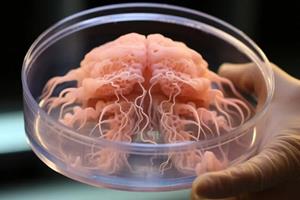 تولید مغزهای مینیاتوری در آزمایشگاه بدون نیاز به سلول‌های حیوانی