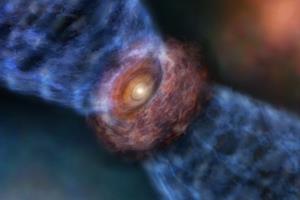 رصد لحظه‌های ابتدایی حیات یک ستاره
