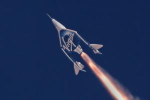 دومین آزمایش موفق فضاپیمای "ویرجین گلکتیک" با ثبت ارتفاع جدید