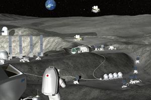 ربات‌ها در ماه پایگاه خواهند ساخت
