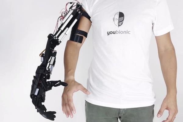 دست رباتیک چاپ 3بعدی با قابلیت تقلید حرکات انسان