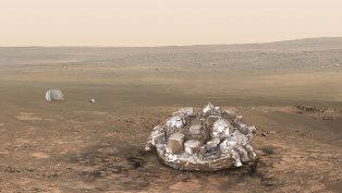 فرود تاریخی فضاپیمای اروپا در مریخ