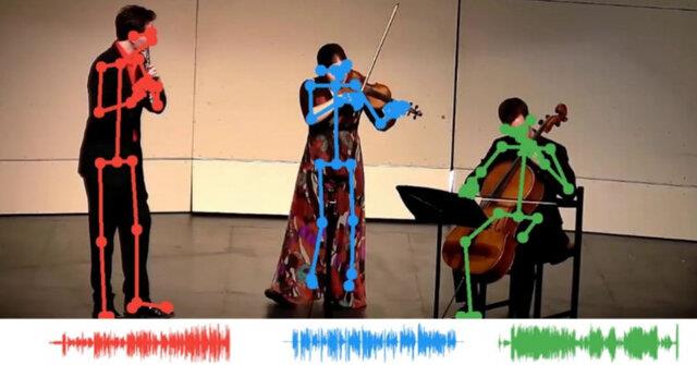  تشخیص ملودی از حرکات بدن موزیسین‌ها توسط هوش مصنوعی