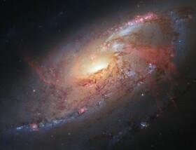  رصد کهکشانی با بازوهای مارپیچی توسط هابل