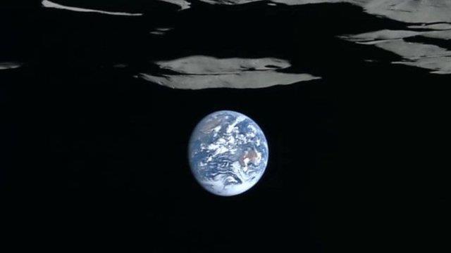 طلوع زمین از افق ماه