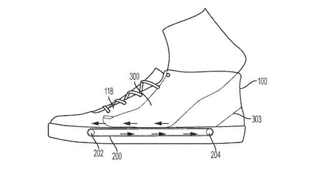  ثبت اختراع کفشی که درونش "تردمیل" دارد!