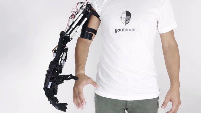 دست رباتیک چاپ 3بعدی با قابلیت تقلید حرکات انسان