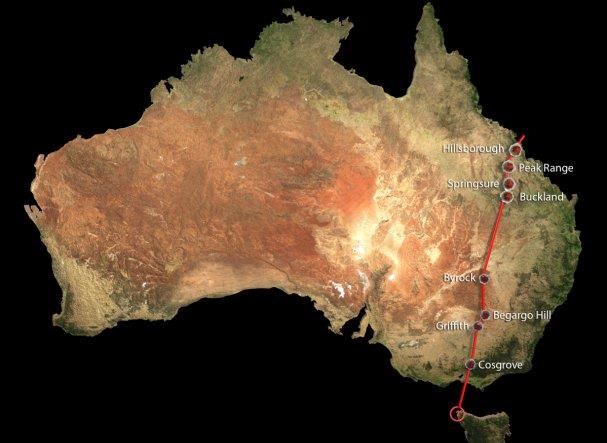 کشف بزرگترین زنجیره آتشفشانی قاره ای جهان در استرالیا