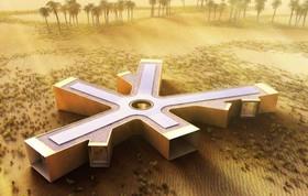 طراحی ویلای برفی در بیابان‌های امارات با نیروی تمام خورشیدی 