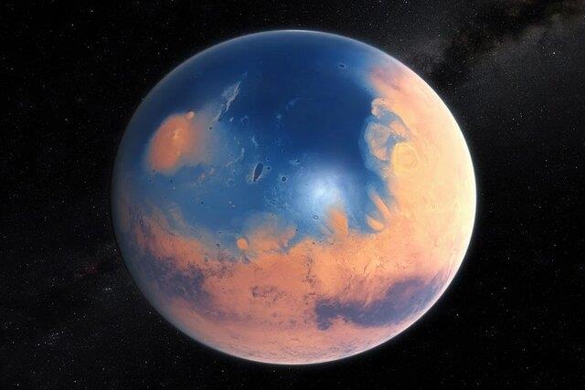 مریخ روزگاری آبی ‌بوده است