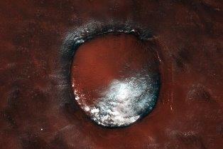  وقتی مریخ شبیه به یک "کیک مخملی" می‌شود