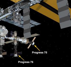 اتصال ۴ فضاپیما به ایستگاه فضایی بین‌المللی