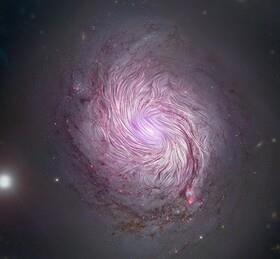 نقش مهم میادین مغناطیسی در شکل‌گیری کهکشان‌های مارپیچی