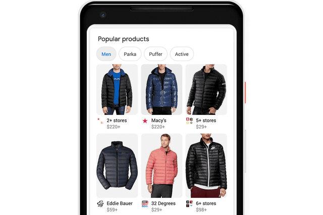  گوگل خرید اینترنتی لباس را آسان می‌کند